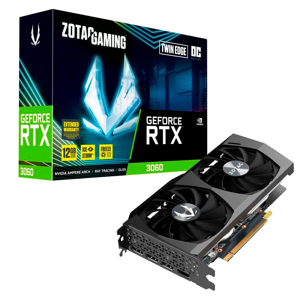 Card Màn Hình Zotac RTX 3060 12G GDDR6 Gaming Twin Edge