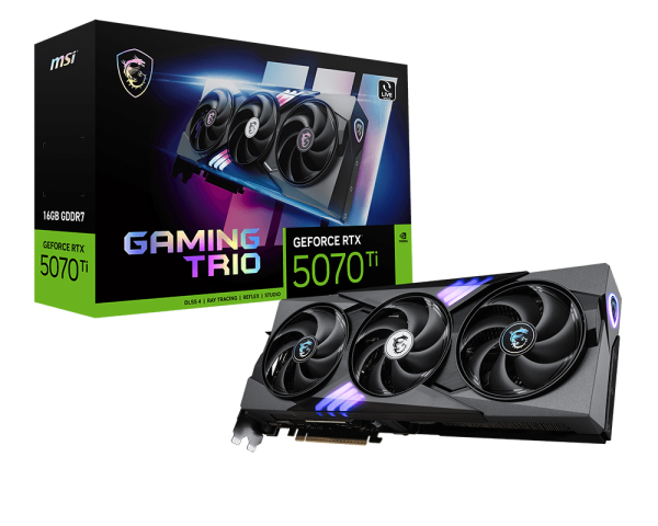 VGA MSI GeForce RTX 5070 Ti 16G GAMING TRIO OC PLUS