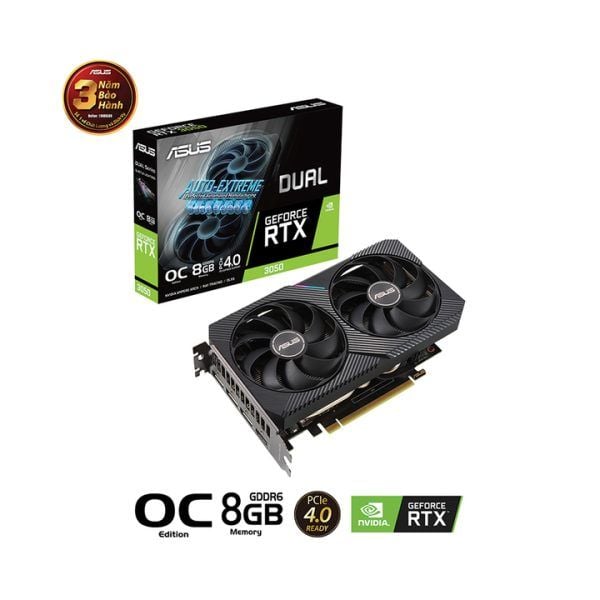 VGA Asus RTX Dual 3050 8G