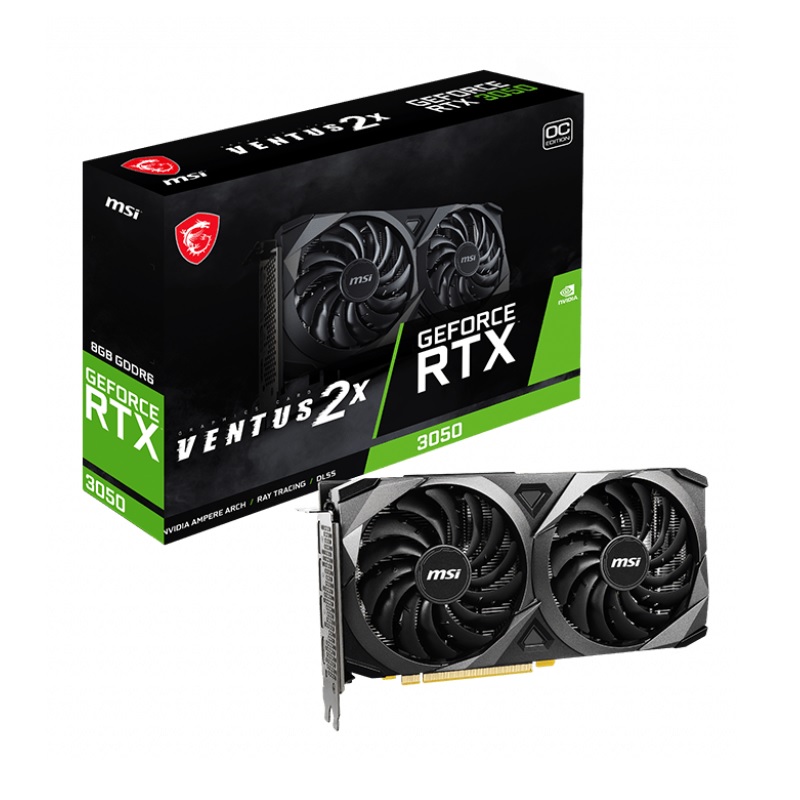 VGA MSI RTX 3050 VENTUS 2X 8G OC