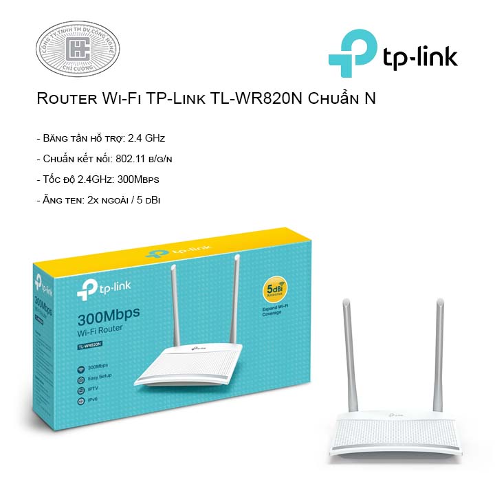 Bộ phát WIFI Router TP-Link TL-WR820N