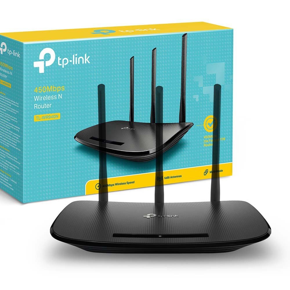 Bộ Phát Wifi TP-Link TL-WR940N - Router Wifi Chuẩn N Tốc Độ 450Mbps