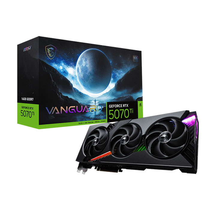 VGA MSI GeForce RTX 5070 Ti 16G VANGUARD SOC LAUNCH EDITION