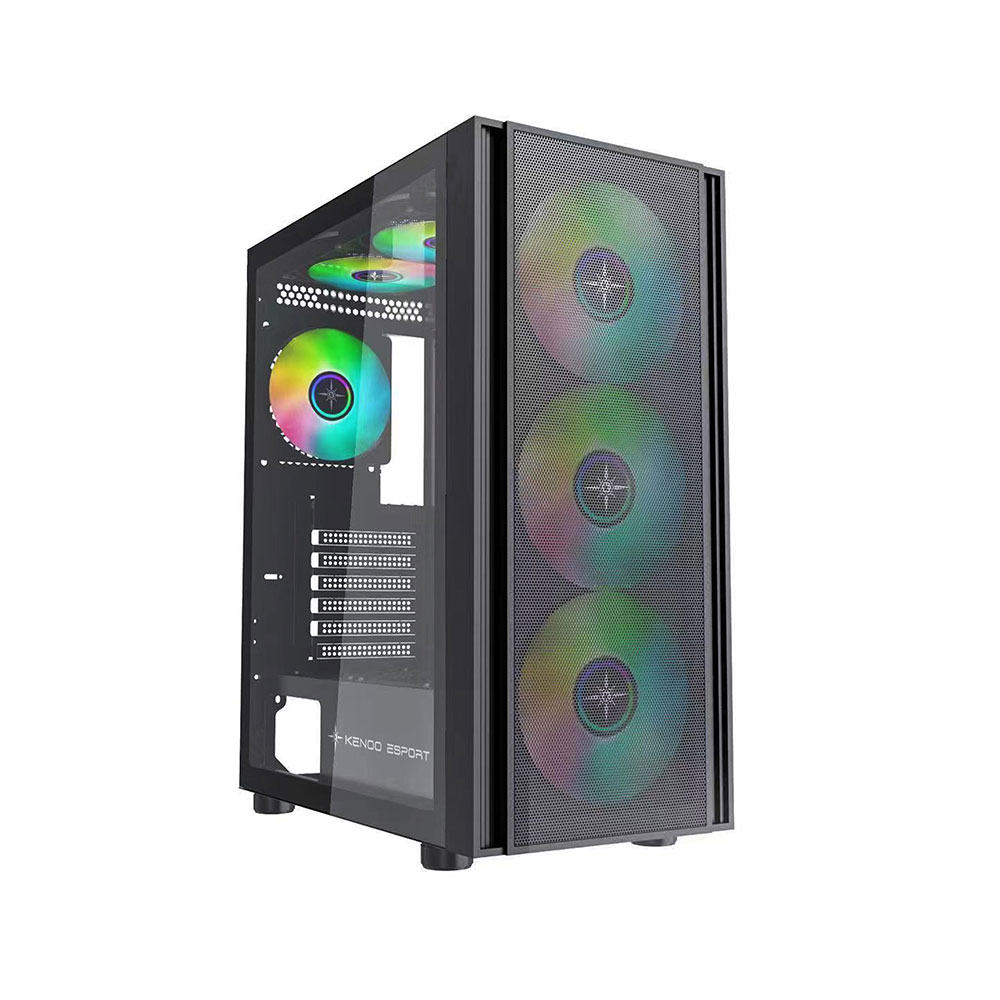 Vỏ Case Máy Tính KENOO ESPORT EM700 - 3F MESH BLACK