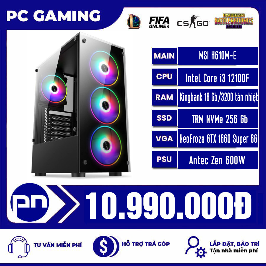 Cấu Hình PC Văn Phòng - Gaming Giá Rẻ
