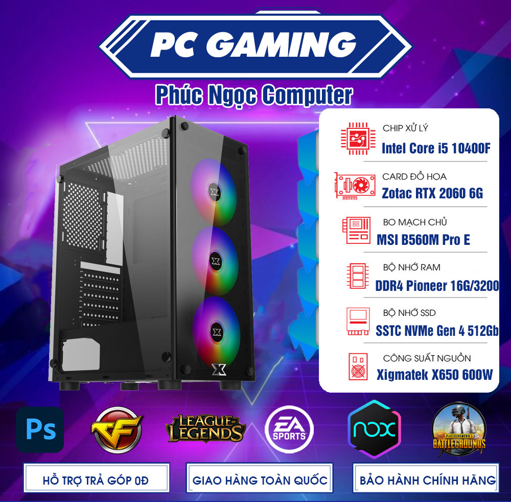 Cấu Hình PC Văn Phòng - Gaming Giá Rẻ