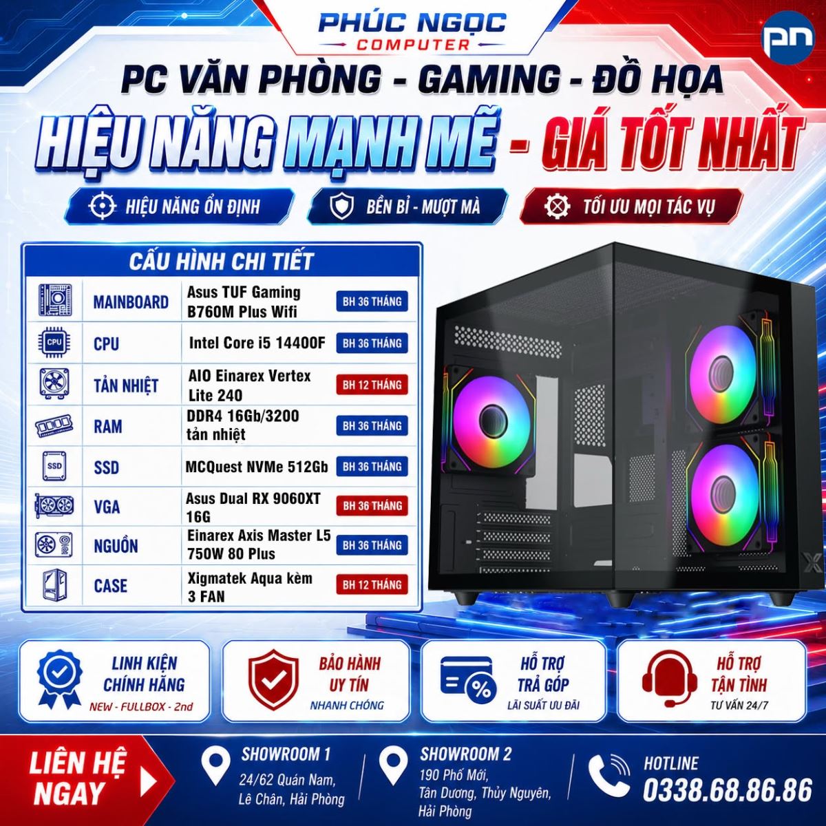 Cấu Hình PC Văn Phòng - Gaming Giá Rẻ