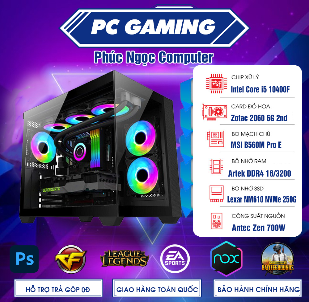 Cấu Hình PC Văn Phòng - Gaming Giá Rẻ