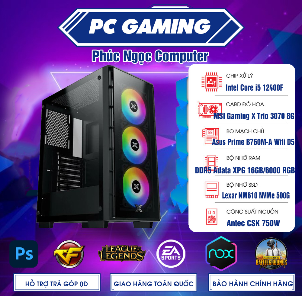 Cấu Hình PC Văn Phòng - Gaming Giá Rẻ