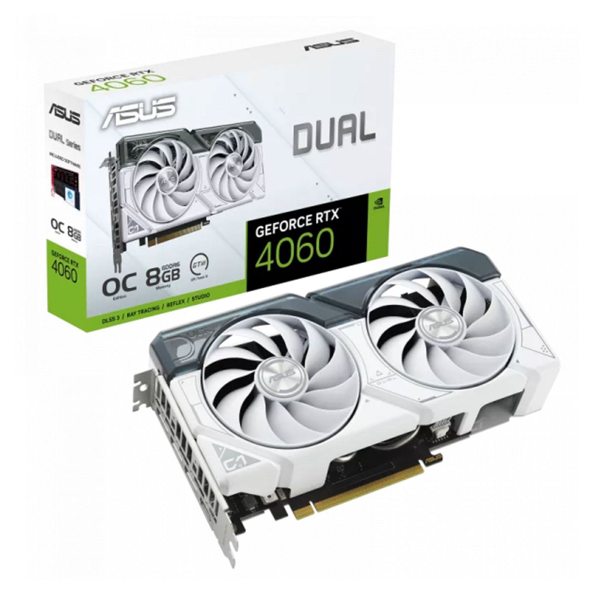 VGA ASUS Dual GeForce RTX 4060 White 8GB