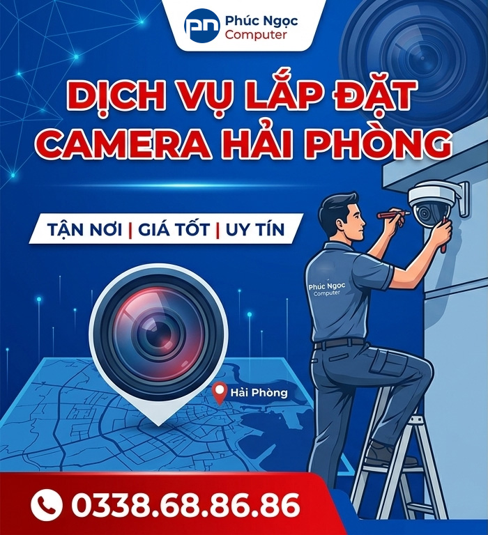 LẮP ĐẶT CAMERA TẠI HẢI PHÒNG - Ảnh 1