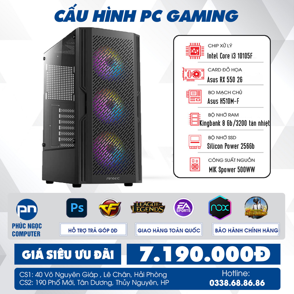 Cấu Hình PC Văn Phòng - Gaming Giá Rẻ