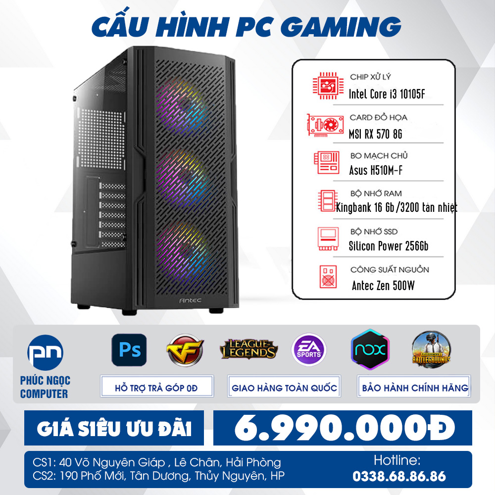 Cấu Hình PC Văn Phòng - Gaming Giá Rẻ