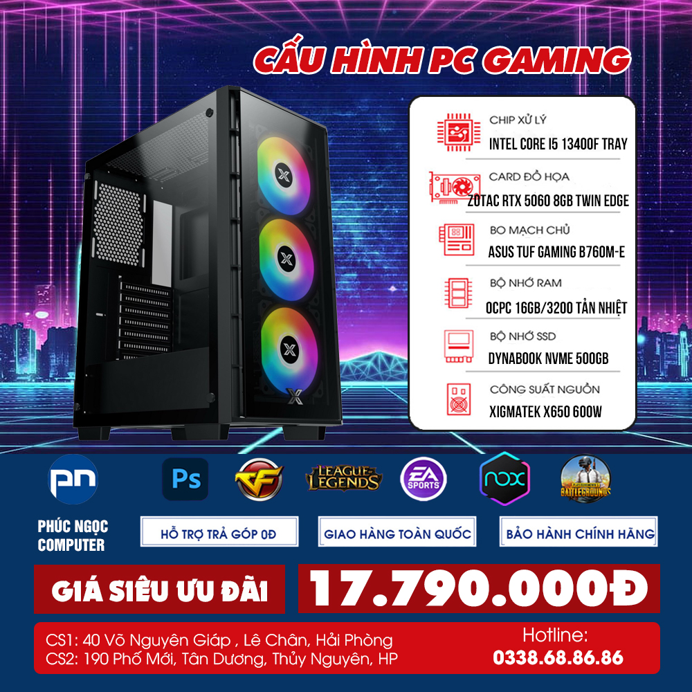 Cấu Hình PC Văn Phòng - Gaming Giá Rẻ