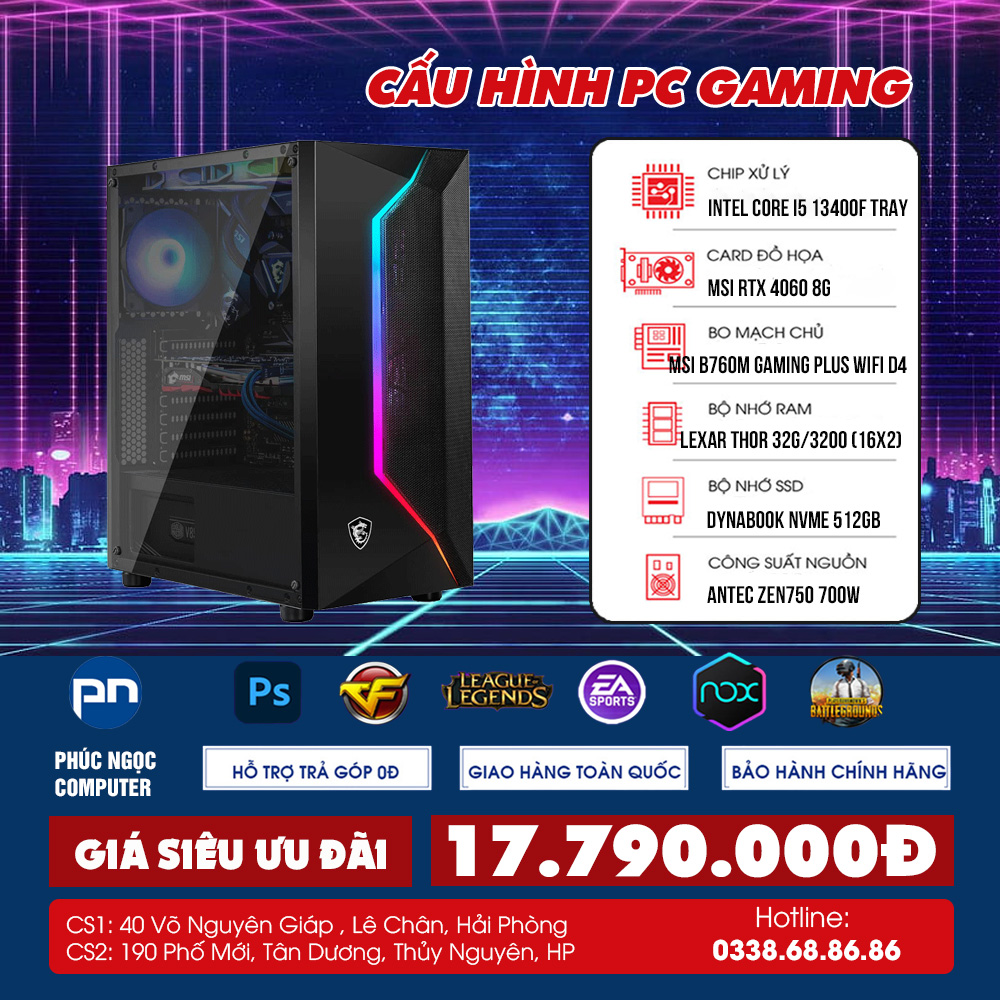 Cấu Hình PC Văn Phòng - Gaming Giá Rẻ