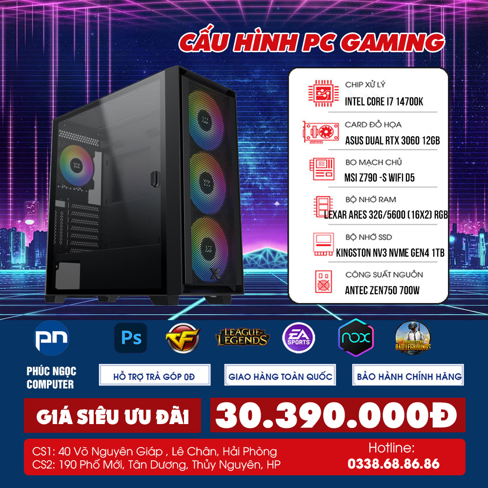 Cấu Hình PC Văn Phòng - Gaming Giá Rẻ