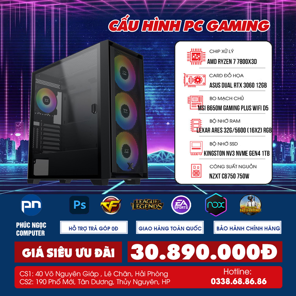 Cấu Hình PC Văn Phòng - Gaming Giá Rẻ