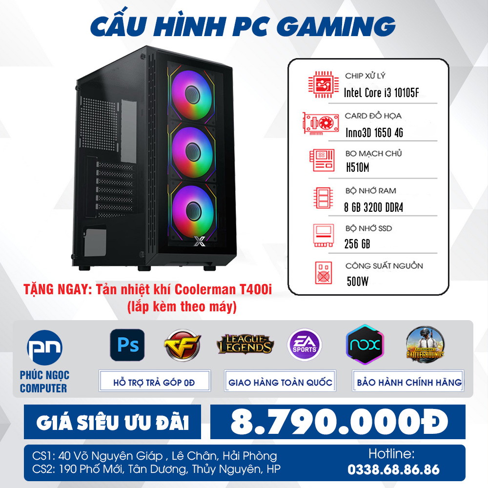 Cấu Hình PC Văn Phòng - Gaming Giá Rẻ