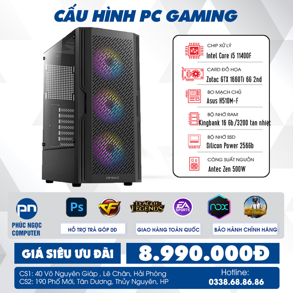 Cấu Hình PC Văn Phòng - Gaming Giá Rẻ