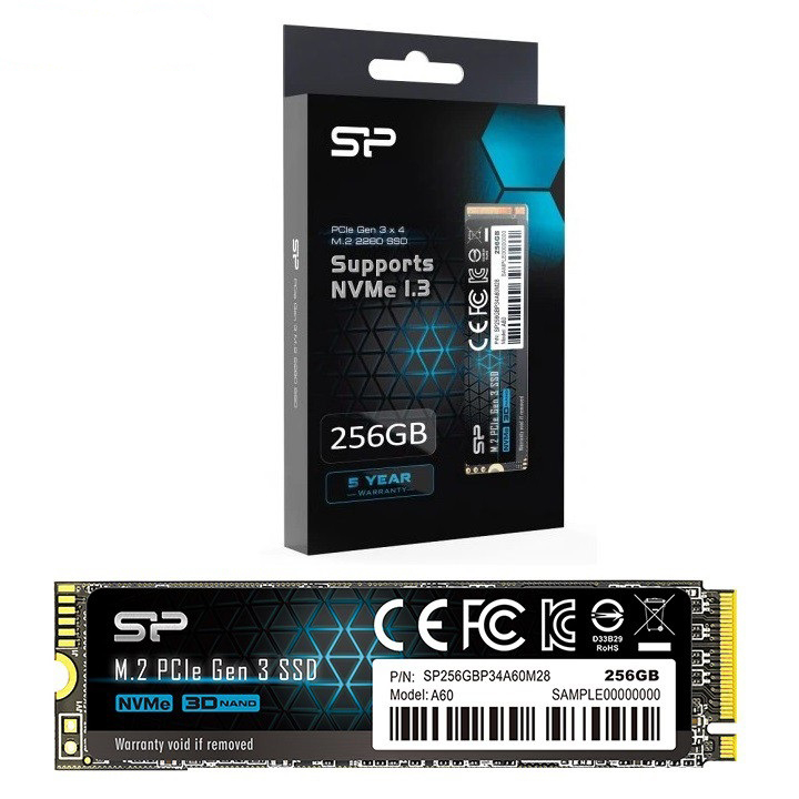 SSD Silicon Power NVMe A60 256Gb