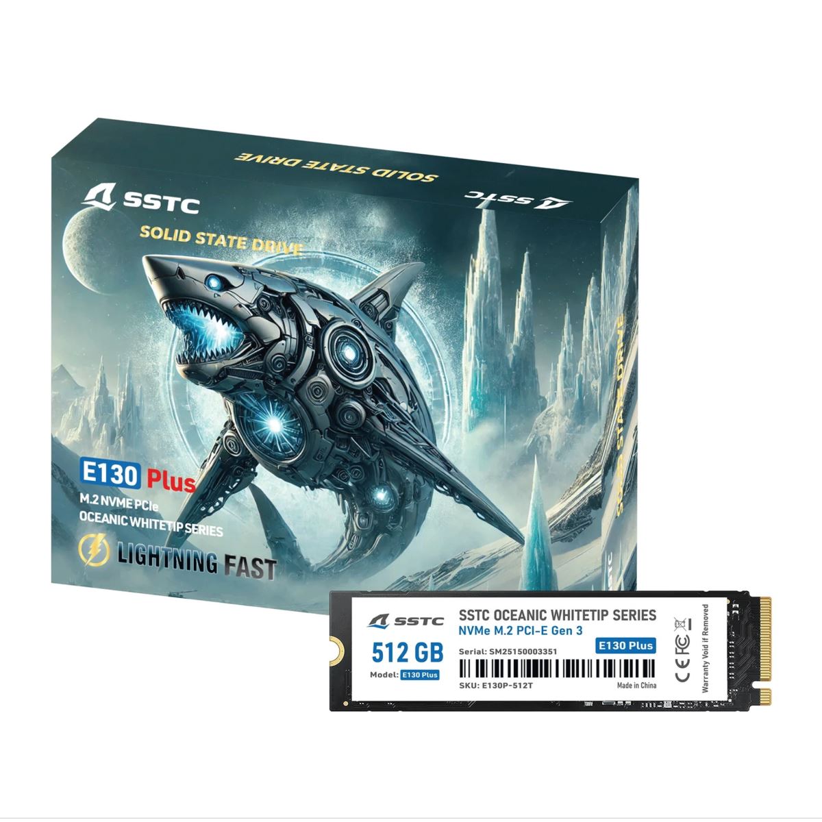 SSD SSTC E130 Plus NVMe 512GB
